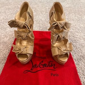 Christian Louboutin Madame Butterfly Booties - Size 39.5